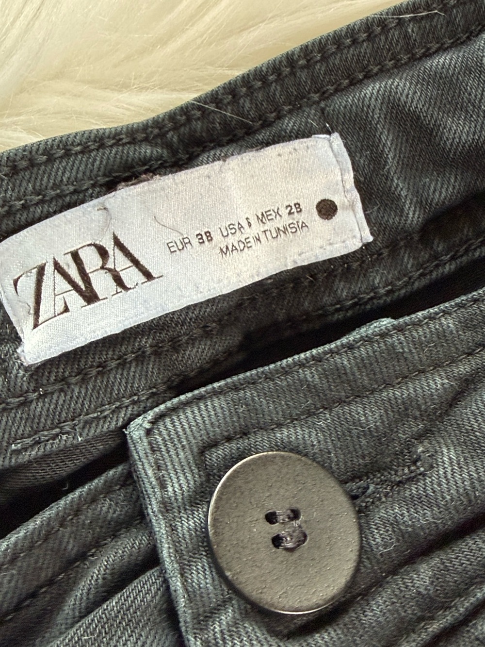 Zara Black The Marine Straight Jeans - Picture 4 of 7